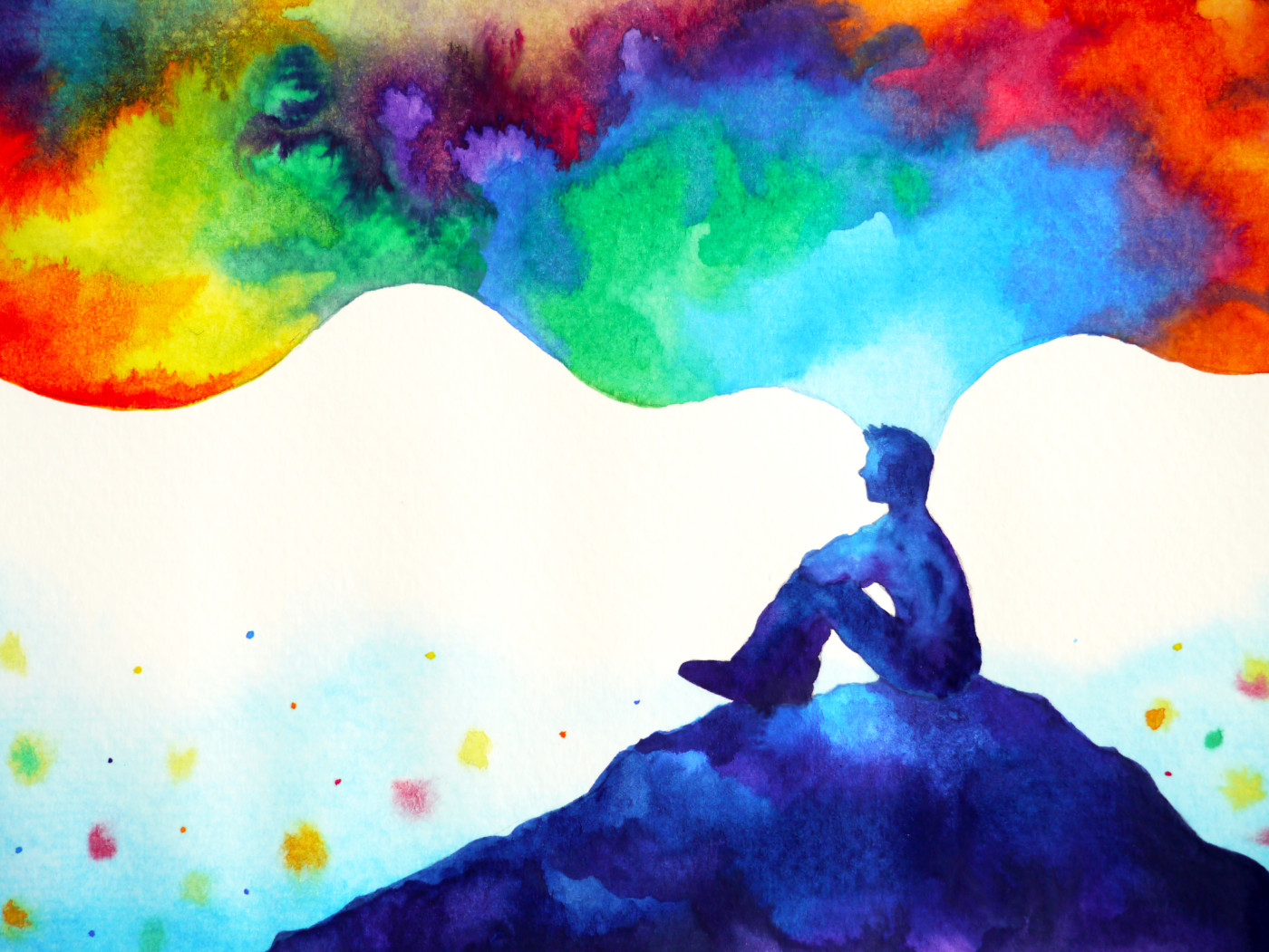 Human,And,Spirit,Powerful,Energy,Connect,To,The,Universe,Power